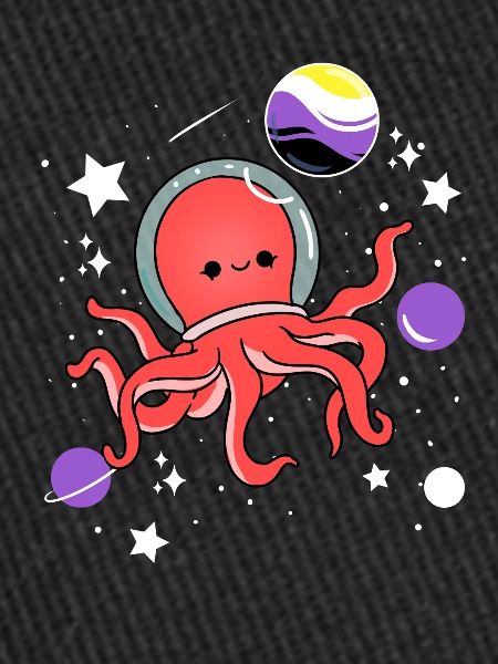 Octopus Astronaut Nonbinary Pride