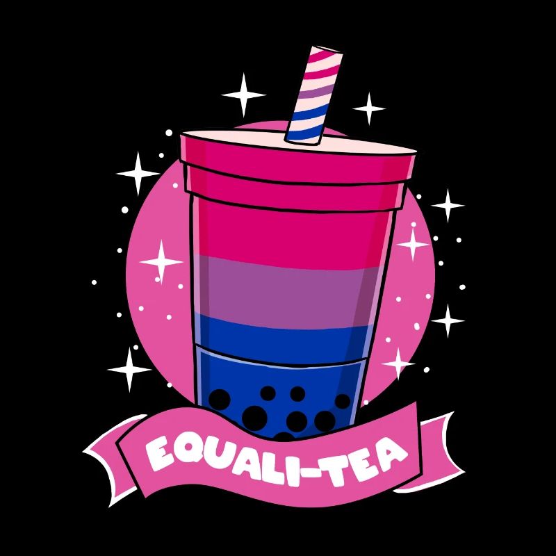 Bisexual Pride Bubble Tea Bisexual Gift