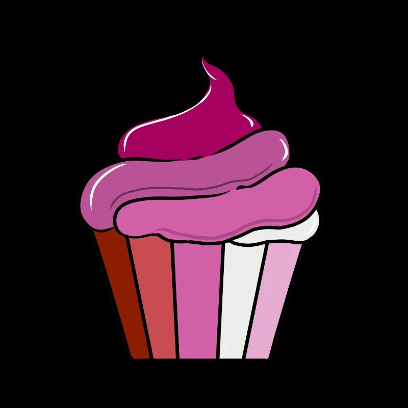 Lesbischer Cupcake Lesbisches Geschenk