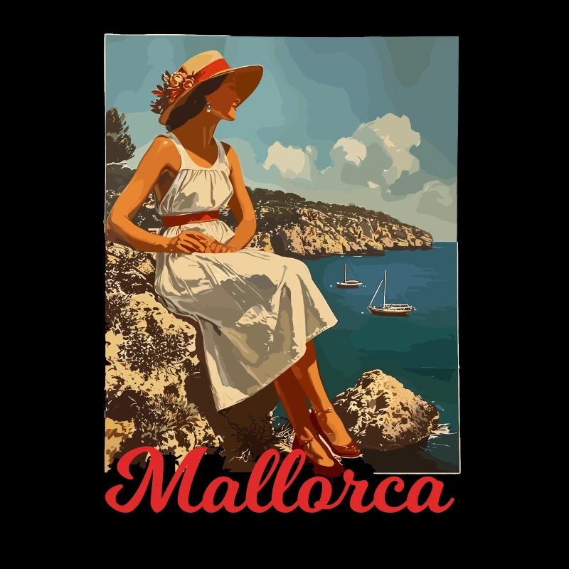 Vintage Mallorca Reise Spanien Insel