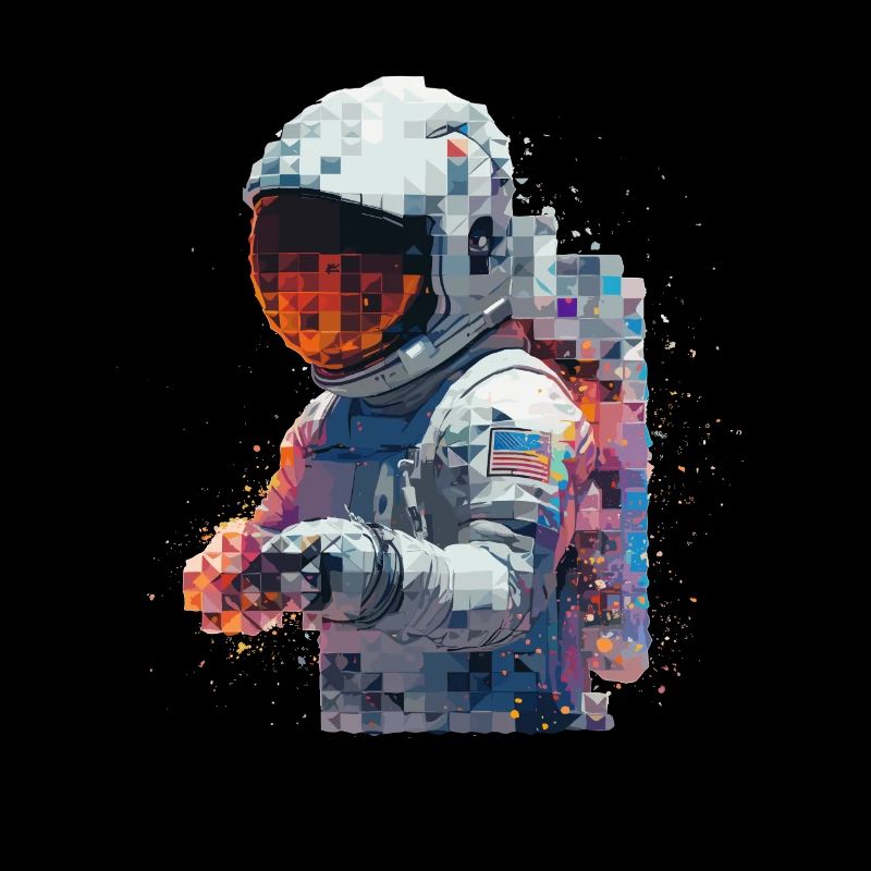 Astronaut Digital Art Space Explorer