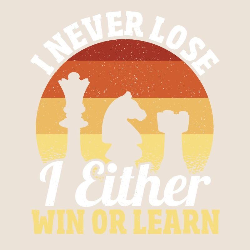 Ich verliere nie Ich gewinne oder lerne