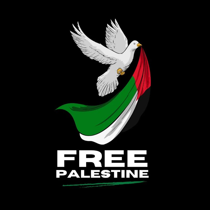 Colombe de la liberté de la Palestine libre