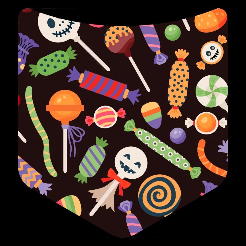 Süßes Oder Saures Gruselige Brusttasche Halloween