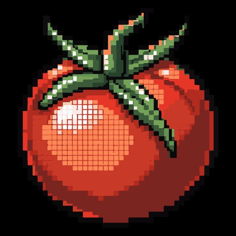 Icône pixel tomate
