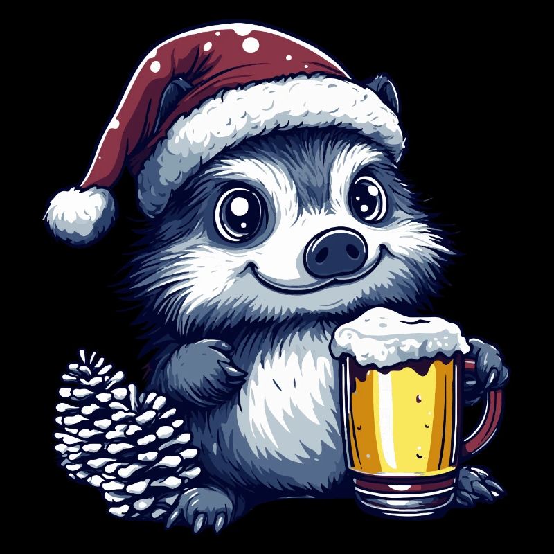 Igel Bier Xmas Weihnachten
