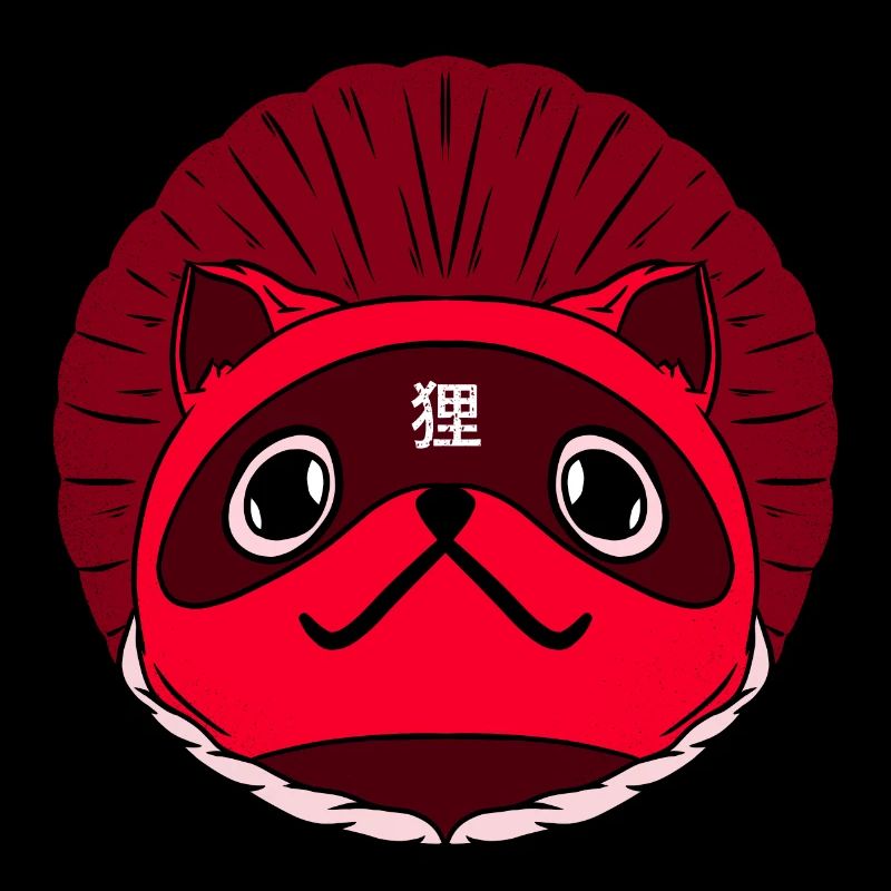 Tanuki, der Waschbär