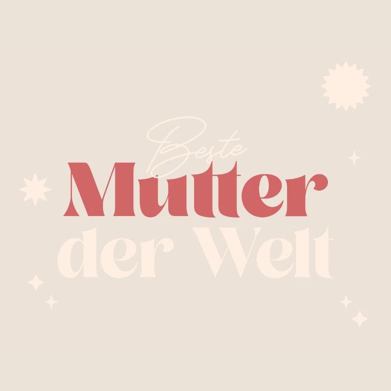 Beste Mutter der Welt-Muttertag