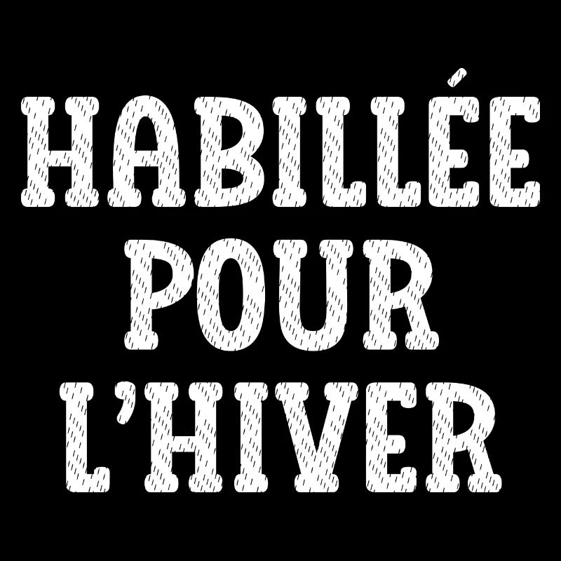 habillée pour l'hiver