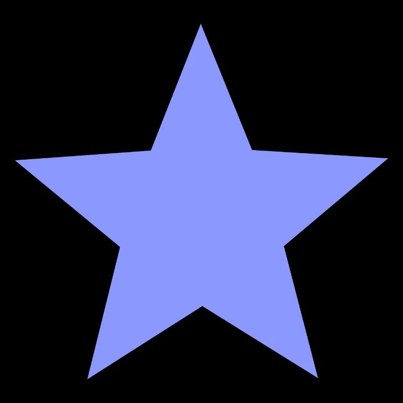 Idée cadeau pervenche bleu lavande étoilée