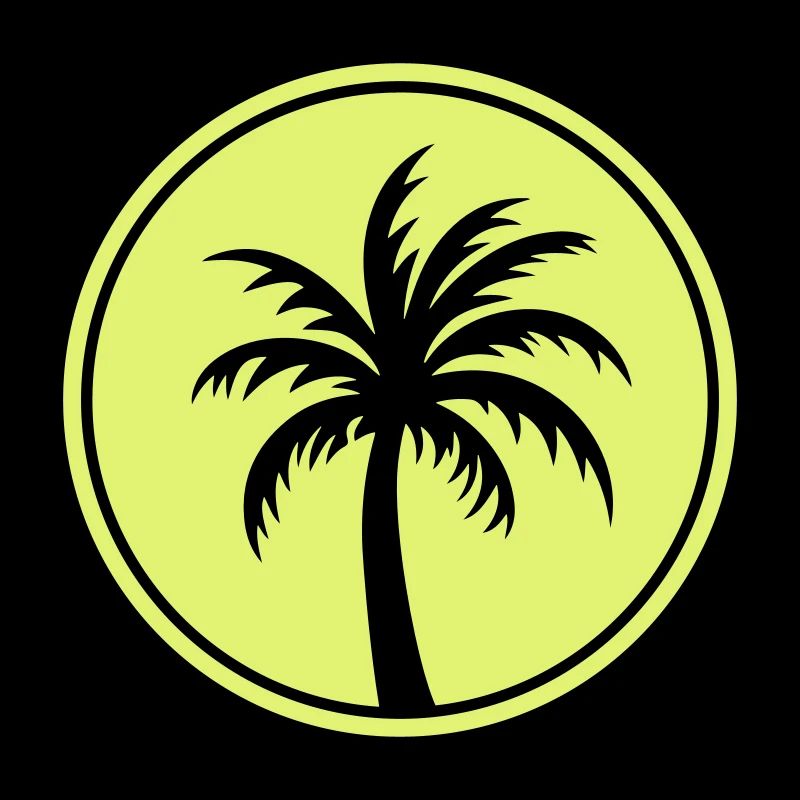 Icône de vacances de palmier