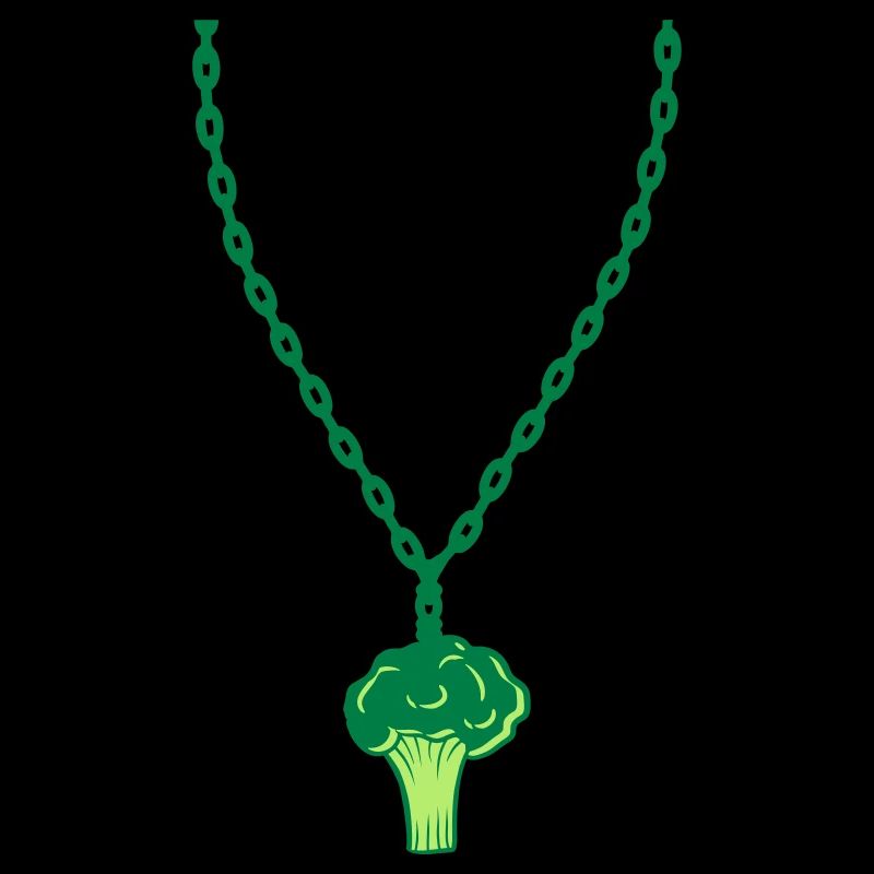 collier brocoli bijoux sain vitamines