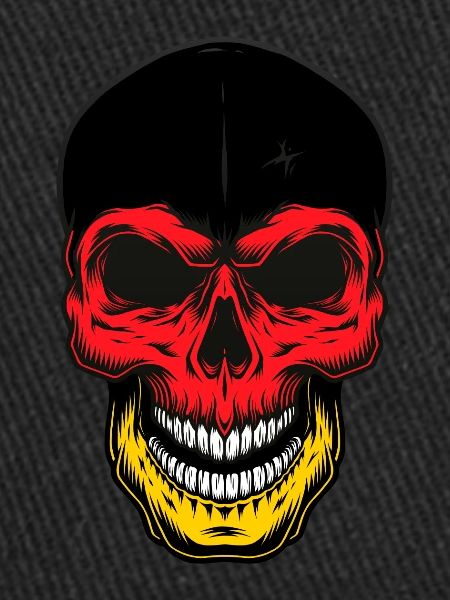 Germany Flag Skull