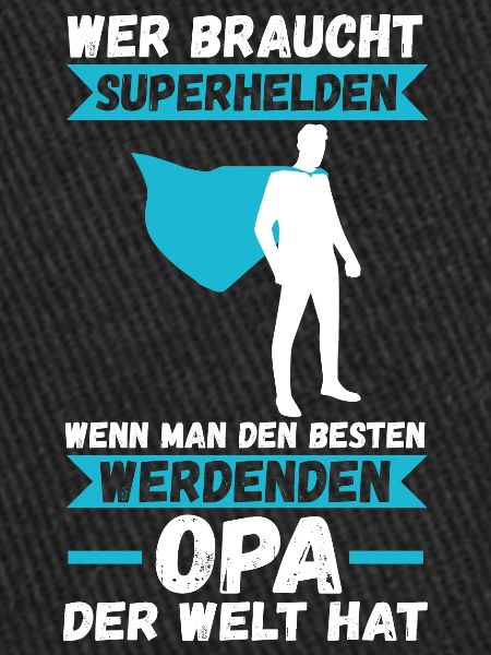 Werdender Großvater Opa
