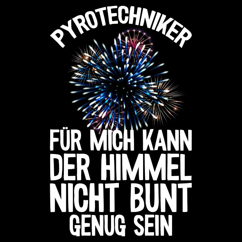 Pyrotechniker Himmel Bunt Böller Pyrotechnik