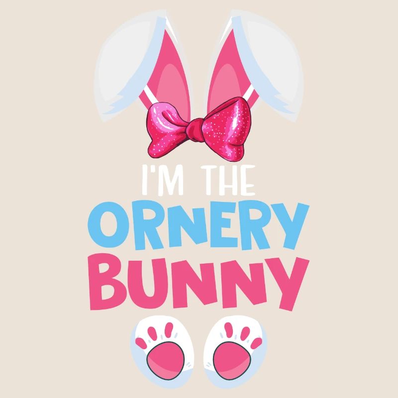 Ich bin der Ornery Rabbit Animal Lover Funny Easter