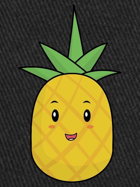 Pineapple Comic Sweet Fruit