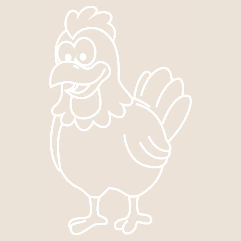 Huhn Comic Tier