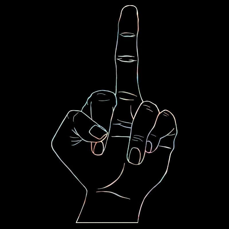 Schwarzer Finger