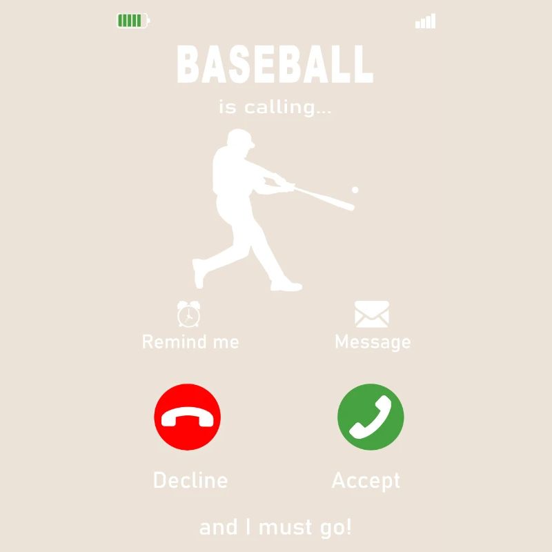 Baseball is calling