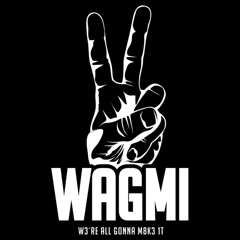 THE WAGMI v2 - We Are All Gonna make It – white