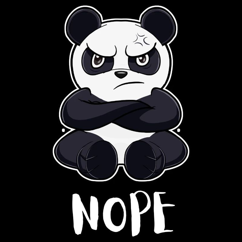 Non Panda paresseux drôle