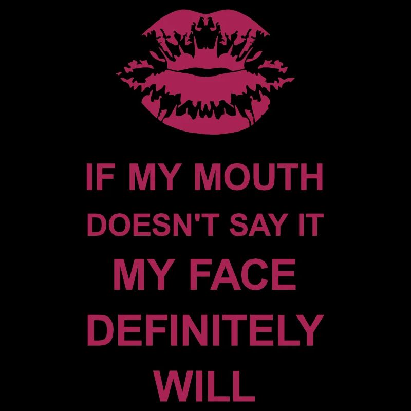 my face definitely will