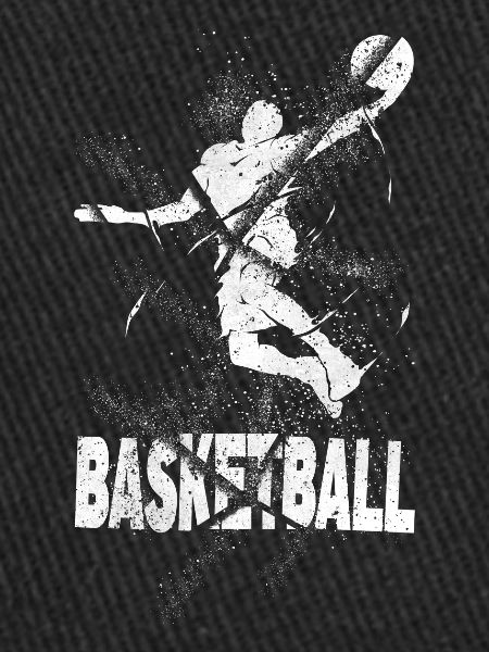 Basketteur Basketteur Dunking Grunge Splash