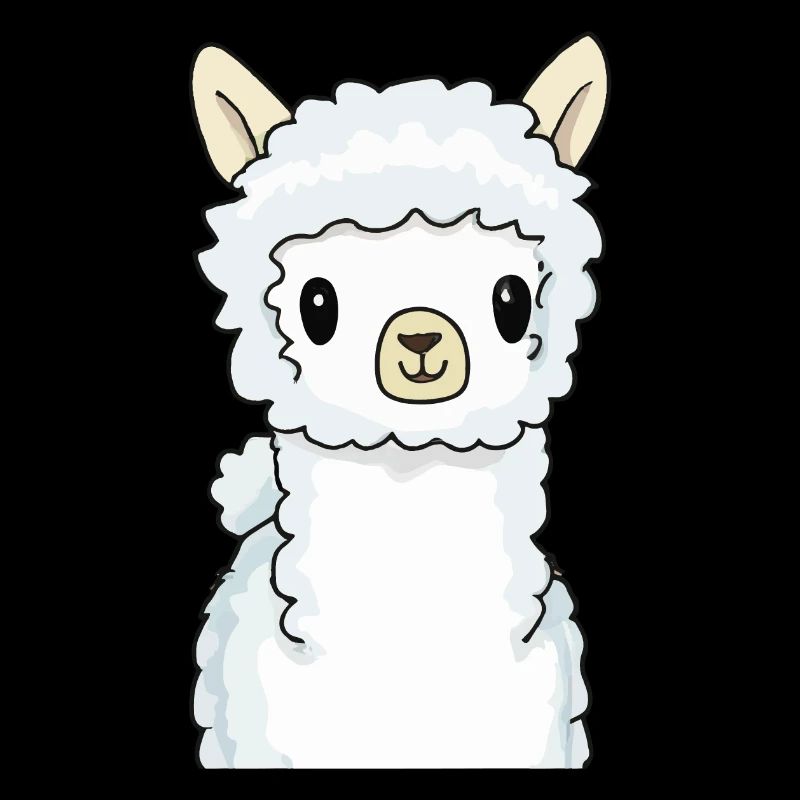 Bébé Lama Bébé Alpaga Drôle