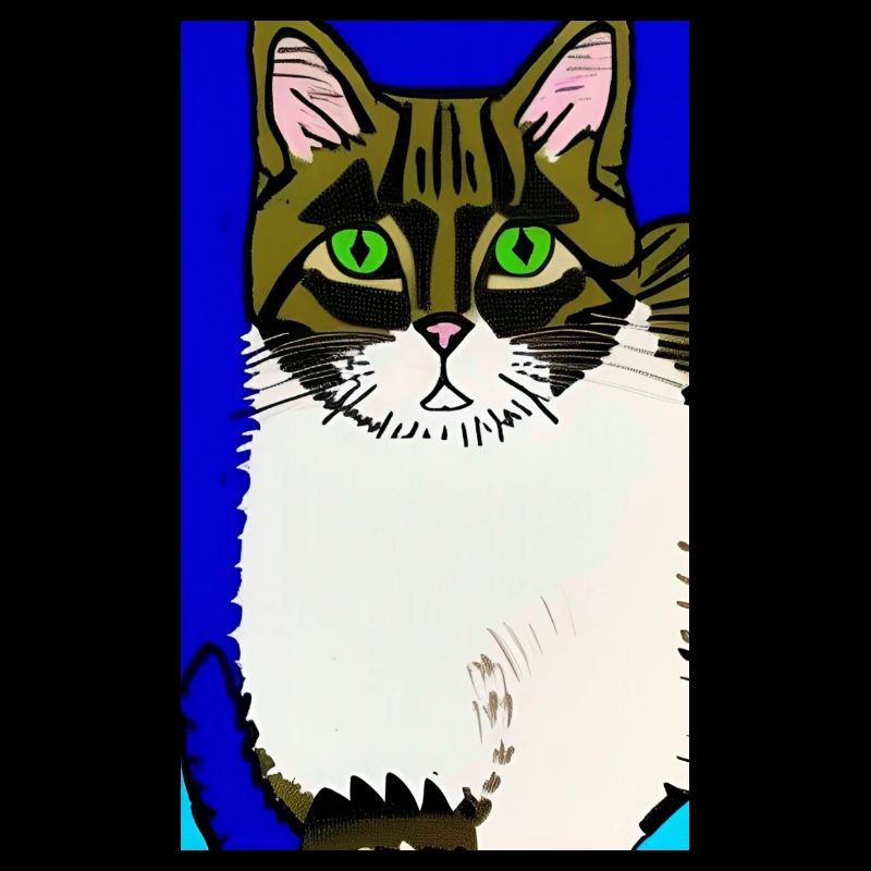 Art généré par l’IA Cat