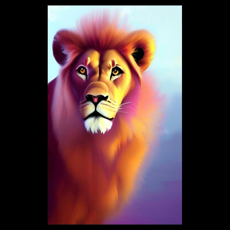 Dessin animé d’une lionne queer