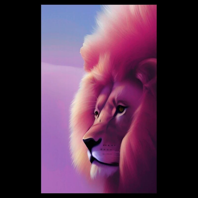 Dessin animé d’une lionne queer