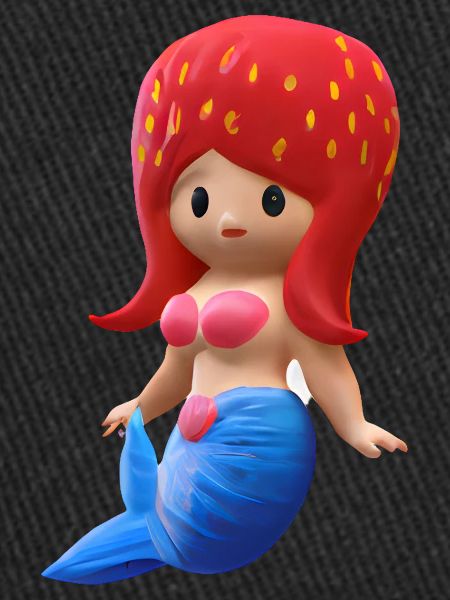 Sirène aux fraises