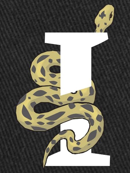 Lettre i serpent