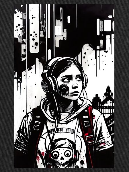 ARTWORK Casque Fille Léo