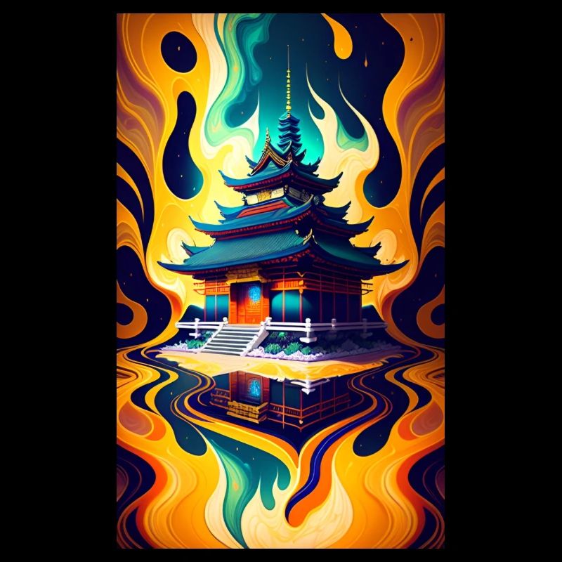 Temple reflection