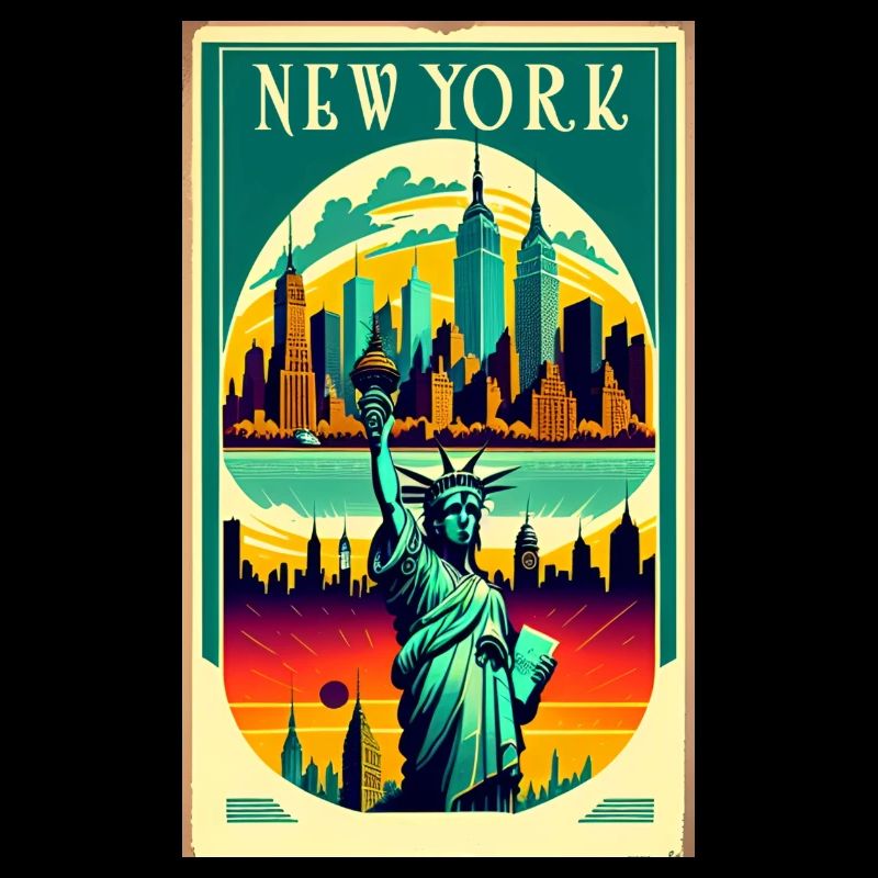 New York Vintage Poster