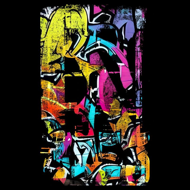 Graffiti style Splash hip hop couleurs peintre couleur