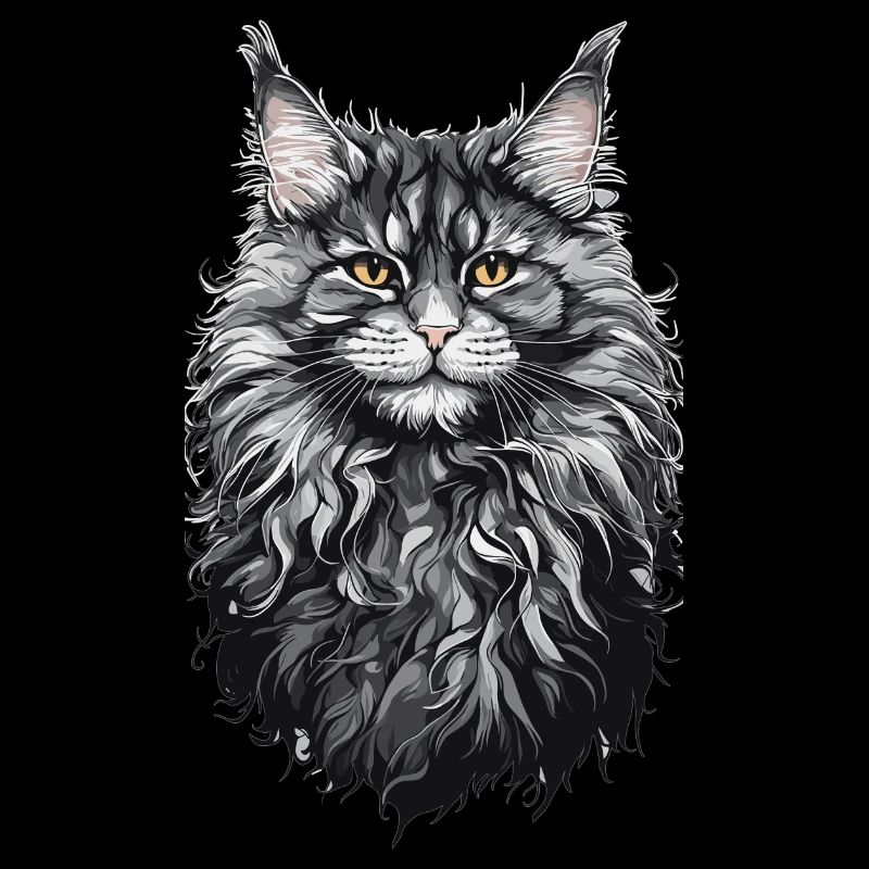 Maine Coon Cat Cat Lover Cat Design