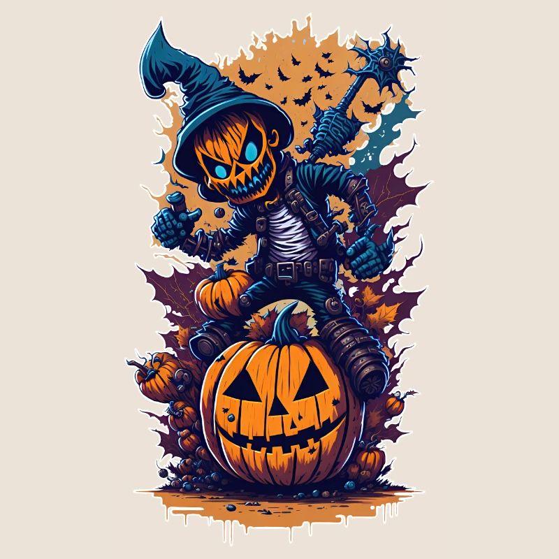 Halloween Pumpkin Monster