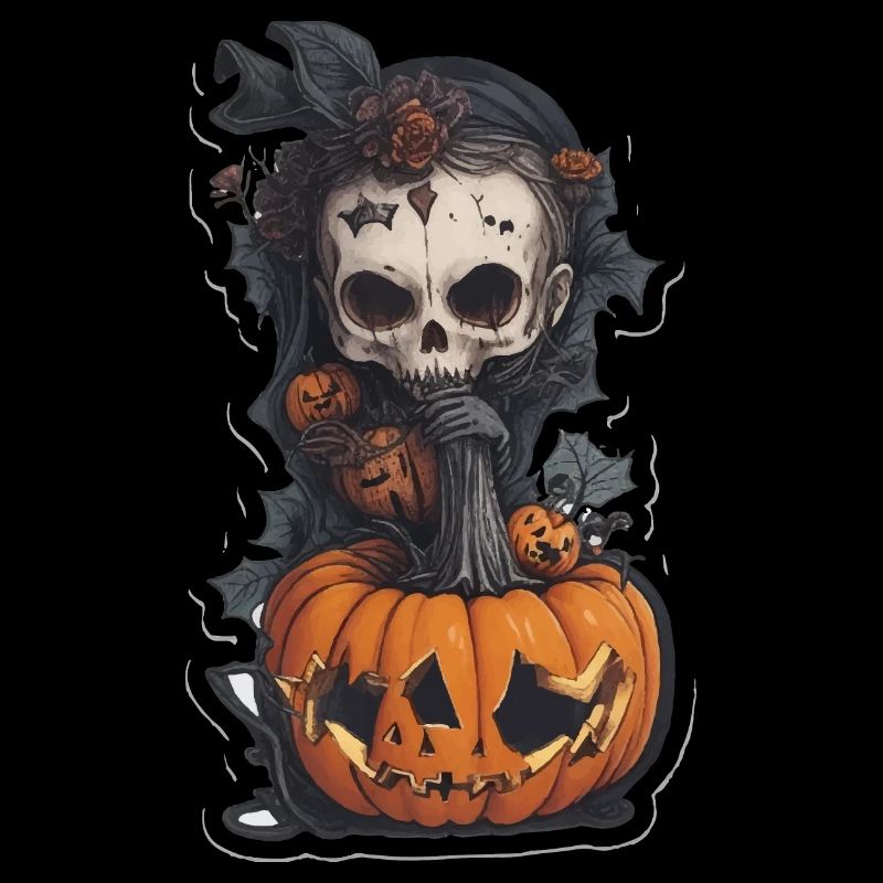 Helloween Pumpkin Witch