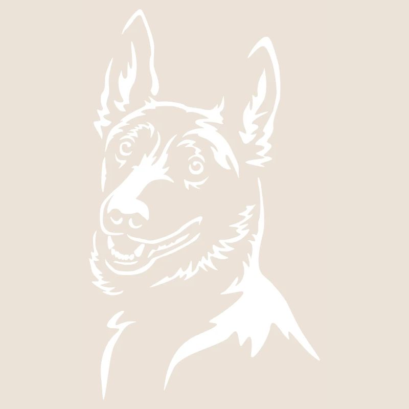 Malinois Head "Black Edition"