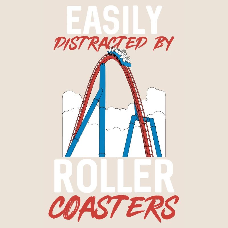 Achterbahn Rollercoaster Freizeitpark