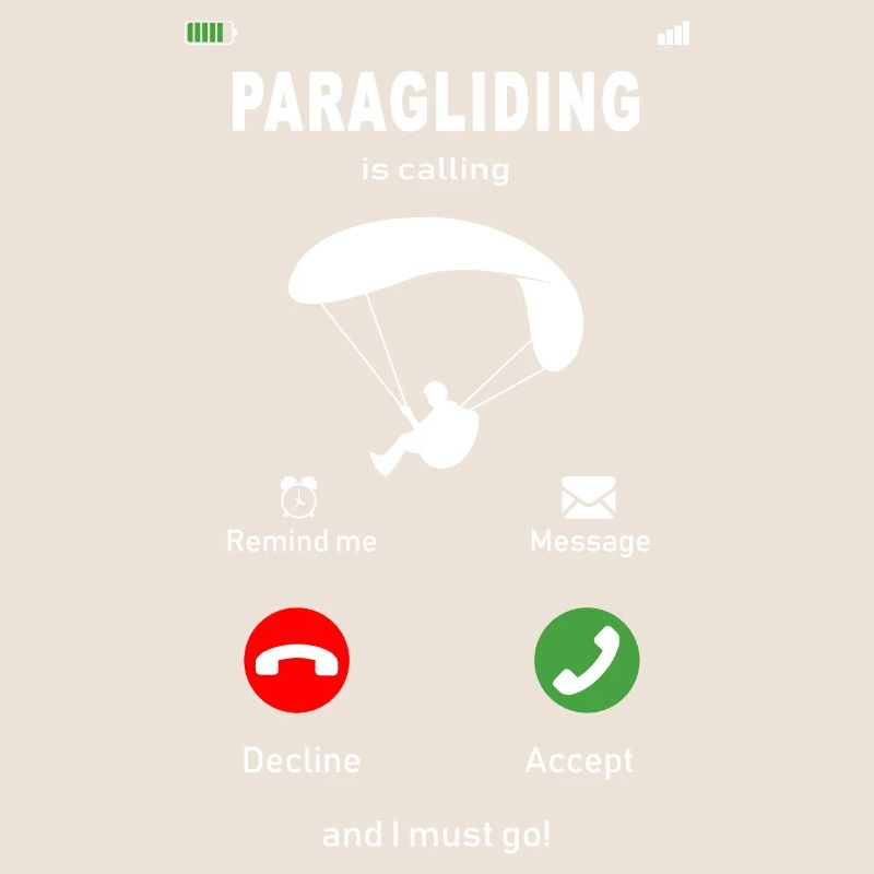 Paragliding is calling