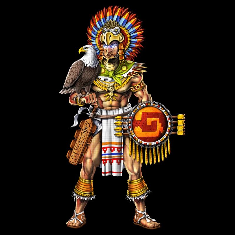 Guerrier aigle aztèque