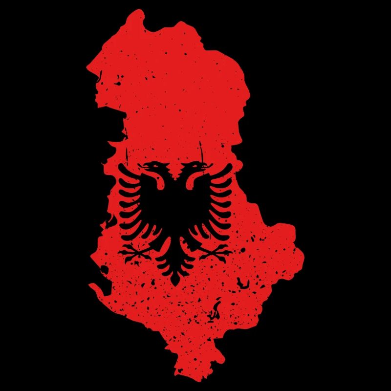 Drapeau albanais Aigle albanais Shqiponja