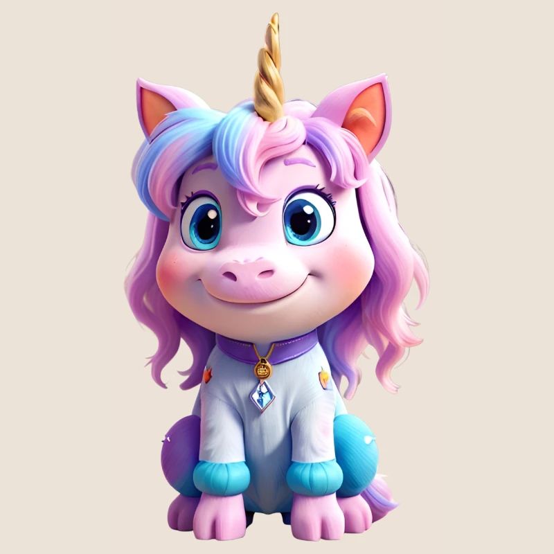 Mignonne licorne
