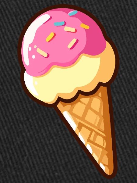 Erdbeer-Vanille-Eis