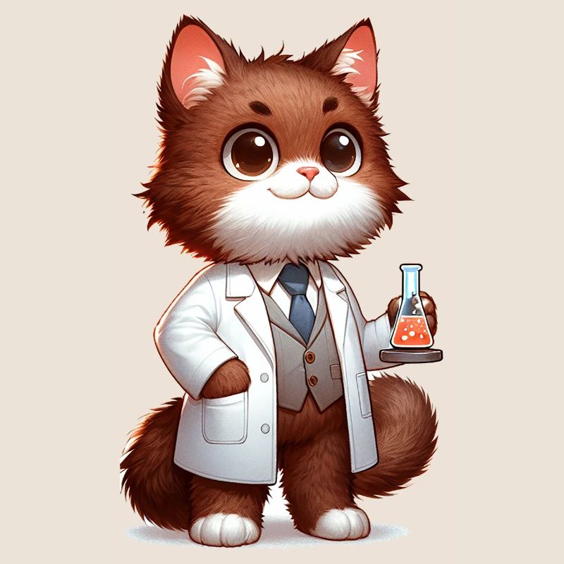 Chat mignon scientifique