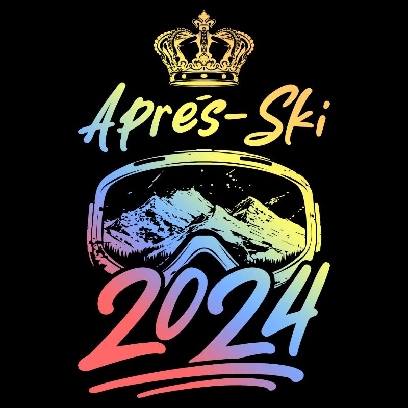 Masque de ski après-ski 2024 coloré
